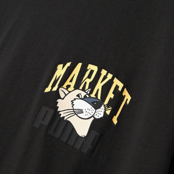 Puma x MARKET Streetwear Relaxed Fit Graphic Tee (Limited Edition Collab) - Picture 2 of 12